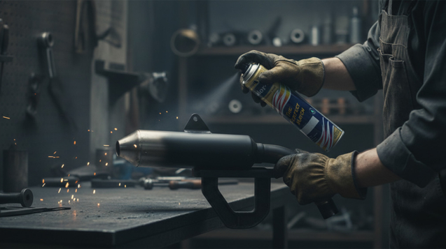Touch up spray paint for industrial rework by Color-on