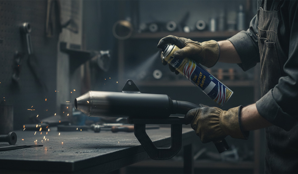 Touch up spray paint for industrial rework by Color-on